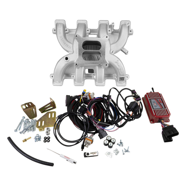 Edelbrock 71196 Performer RPM Intake Manifold with Timing Control Module for GM LS3
