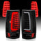 ANZO 311321 LED Taillight Plank Style Black w/Clear Lens for 2007-2014 Chevy Tahoe