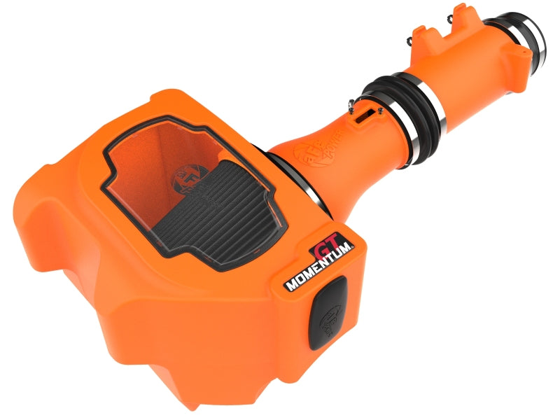 aFe Momentum GT Orange Edition Cold Air Intake System with Black Pro 5R Filter for RAM 1500 L6-3.0L (2025-2026)