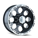 ION Type 174 15x8 / 5x114.3 BP / -27mm Offset / 83.82mm Hub Black/Machined Wheel