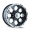 ION Type 174 17x9 / 5x139.7 BP / 0mm Offset / 108mm Hub Black/Machined Wheel