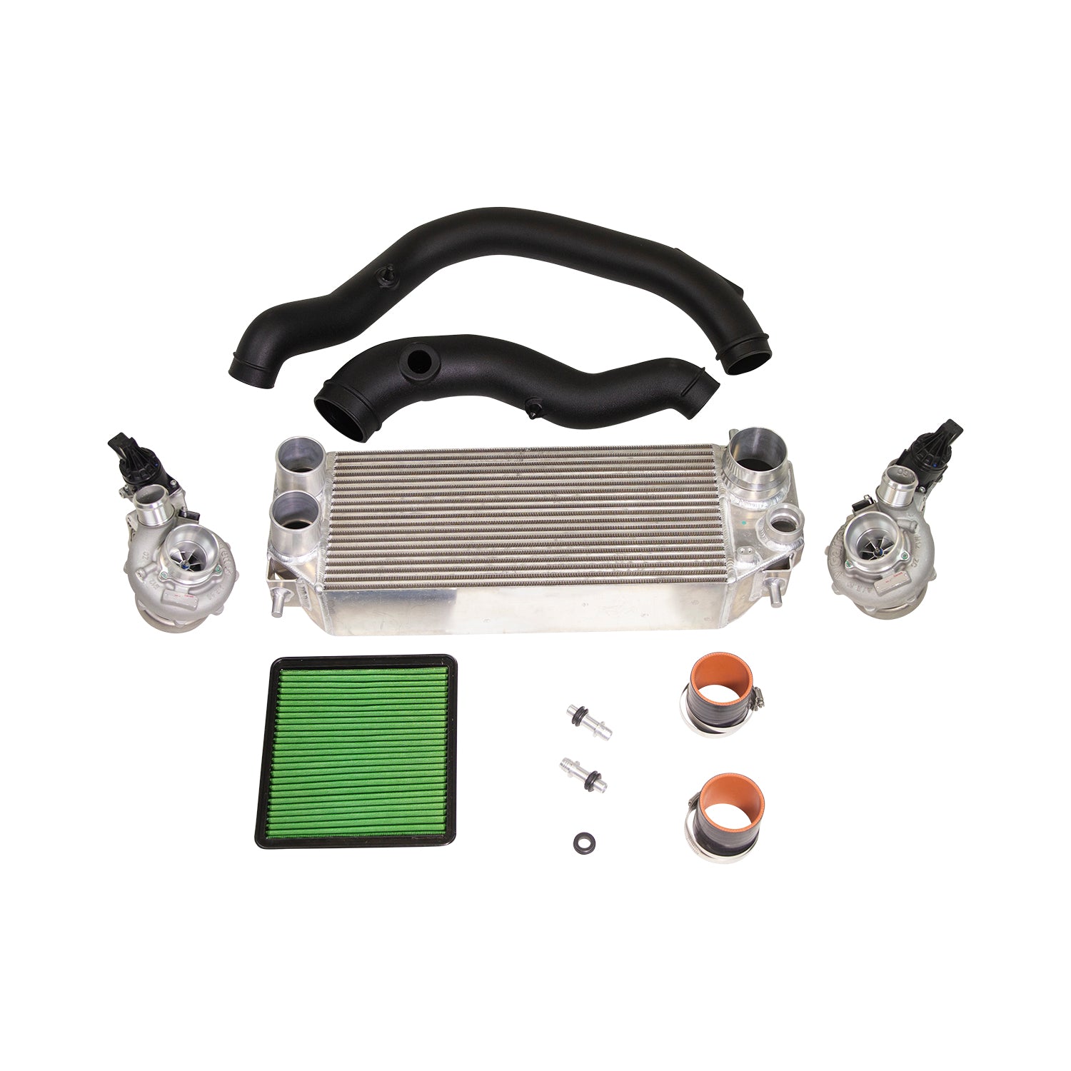 Edelbrock 158330 Twin-Force Stage 2 Turbo Kit No Tuner for 2017-2022 Ford F150/Raptor 3.5L HO EcoBoost