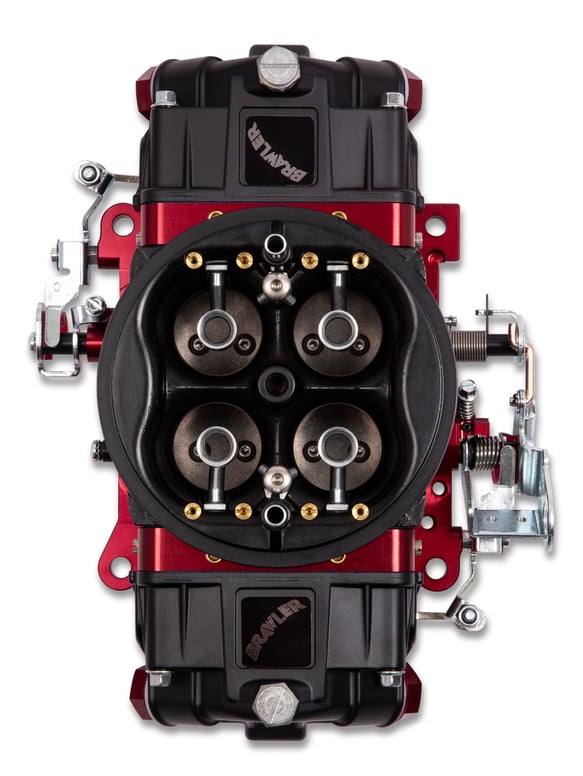 Brawler BR-67332 4150 850 CFM Race Carburetor - Mechanical Secondaries - Black - Gasoline - No Choke