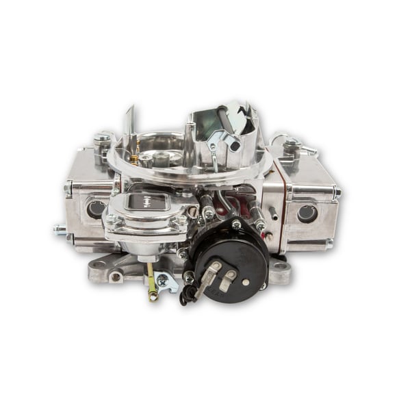 Brawler BR-67270 4160 600 CFM Diecast Carburetor - Vacuum Secondaries - Shiny - Gasoline - Electric Choke