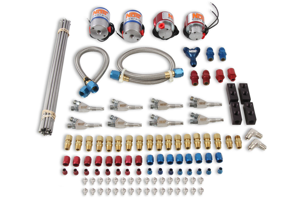 NOS 02462-S-JSNOS Custom Nitrous Plumbing Kit Pro Fogger Kit
