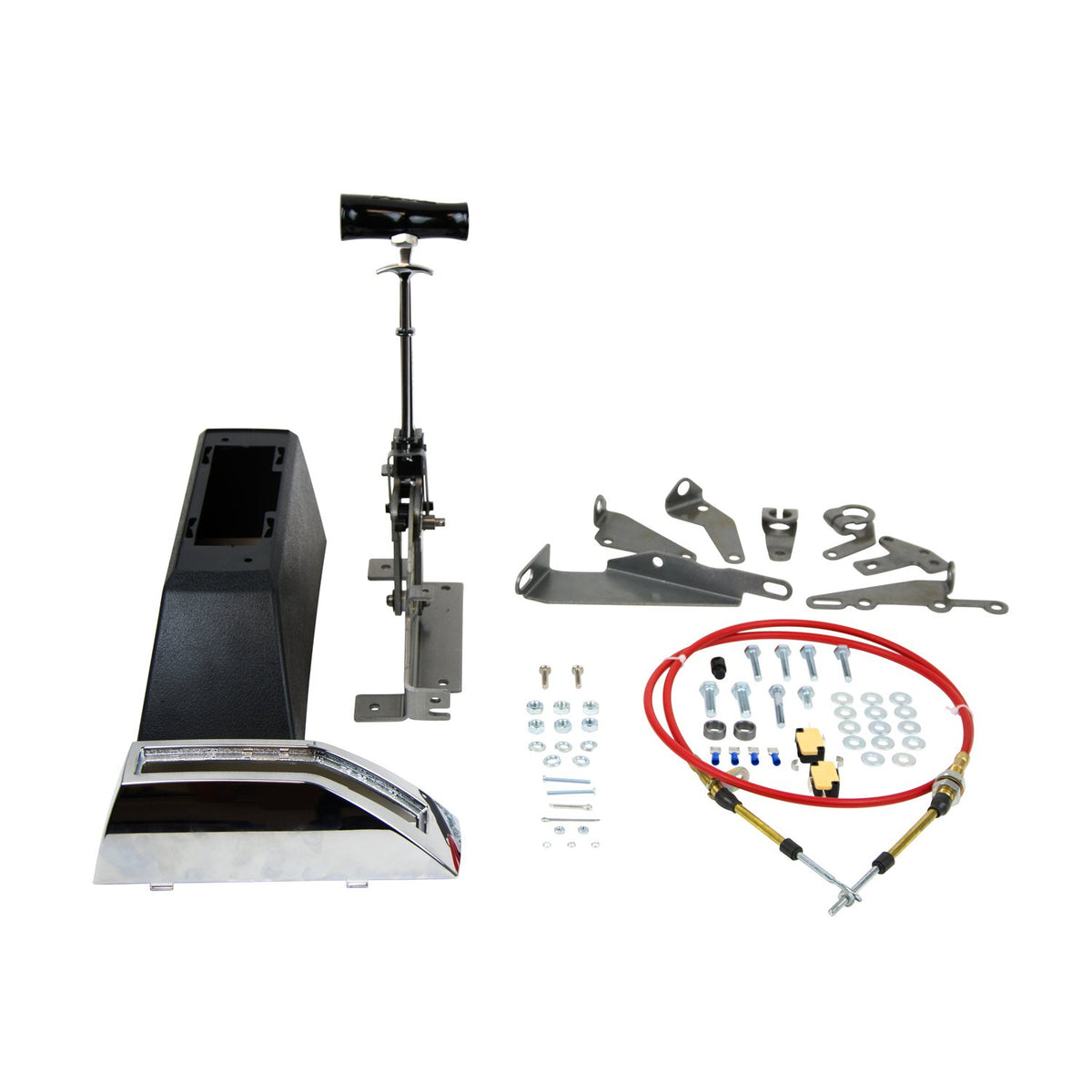 B&M 80681 Z-Gate Automatic Gated Shifter - Universal 3 & 4-speed Compatible