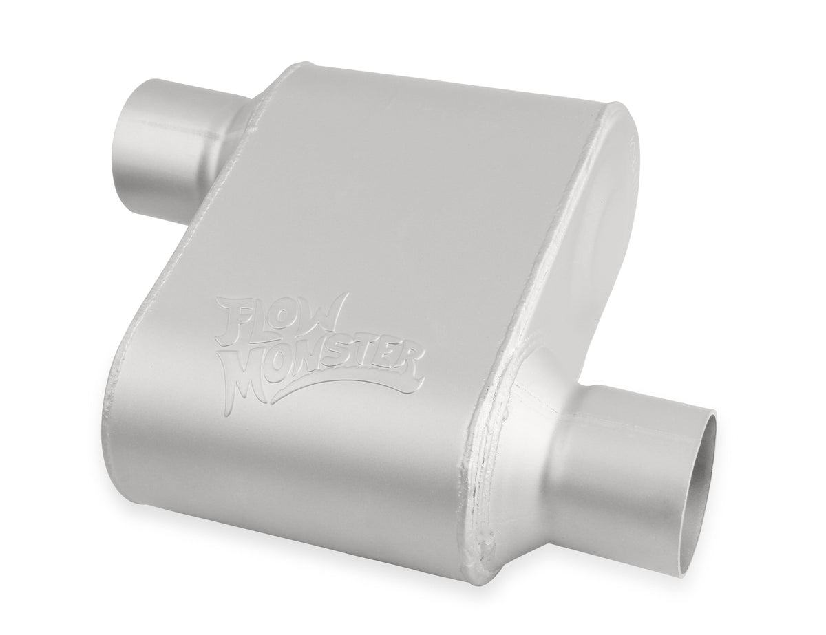 Flowmaster 42513-FM 1-Chamber Muffler - 2.5" Offset Inlet / Outlet