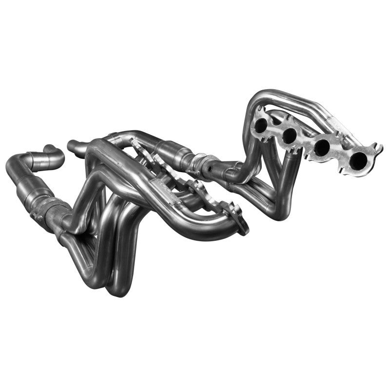 Kooks Headers 1151H631 Stainless Steel Headers for 2015-2023 Ford Mustang 5.0L 4V with Green Catted OEM Connection Pipes