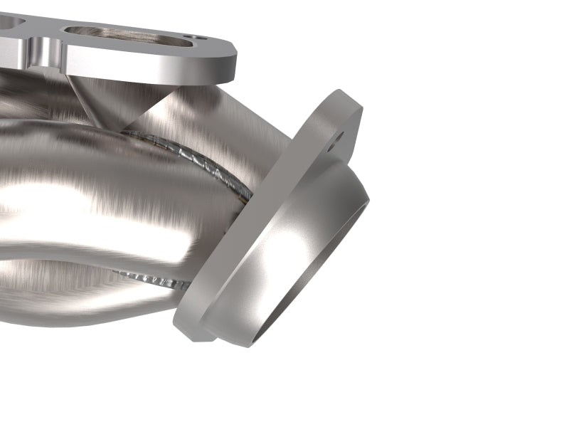 aFe Twisted Steel Header for Jeep Wrangler 392 (2021-2025) – 1-7/8 Inch to 2-3/4 Inch 304 Stainless Steel with Raw Finish