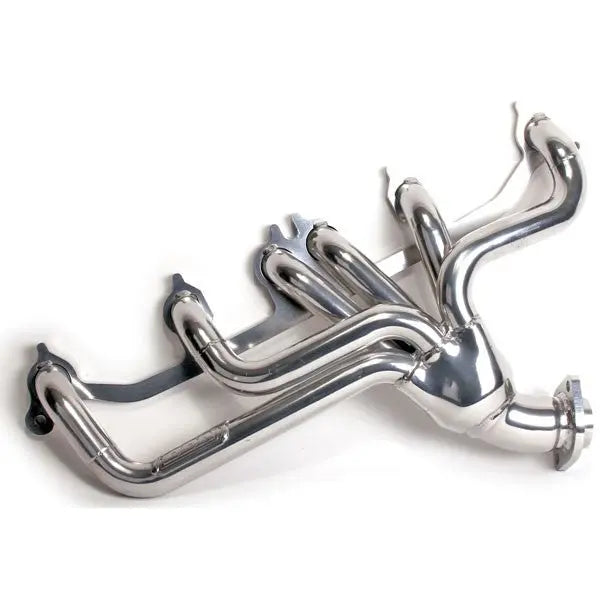 BBK 40520 1-1/2 Shorty Exhaust Header Polished Silver Ceramic for 1991-1999 Jeep Cherokee Wrangler 4.0
