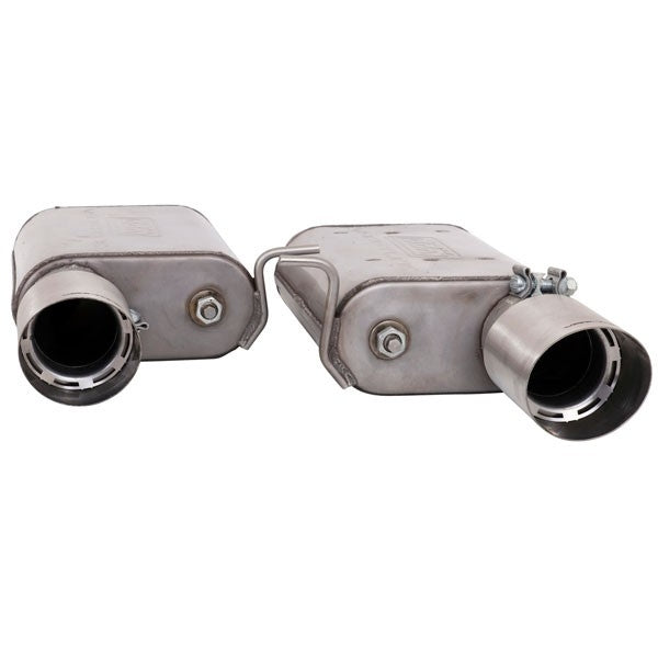 BBK 41015 Varitune Axle Back Exhaust Kit Stainless for 2011-2014 Ford Mustang GT 5.0L