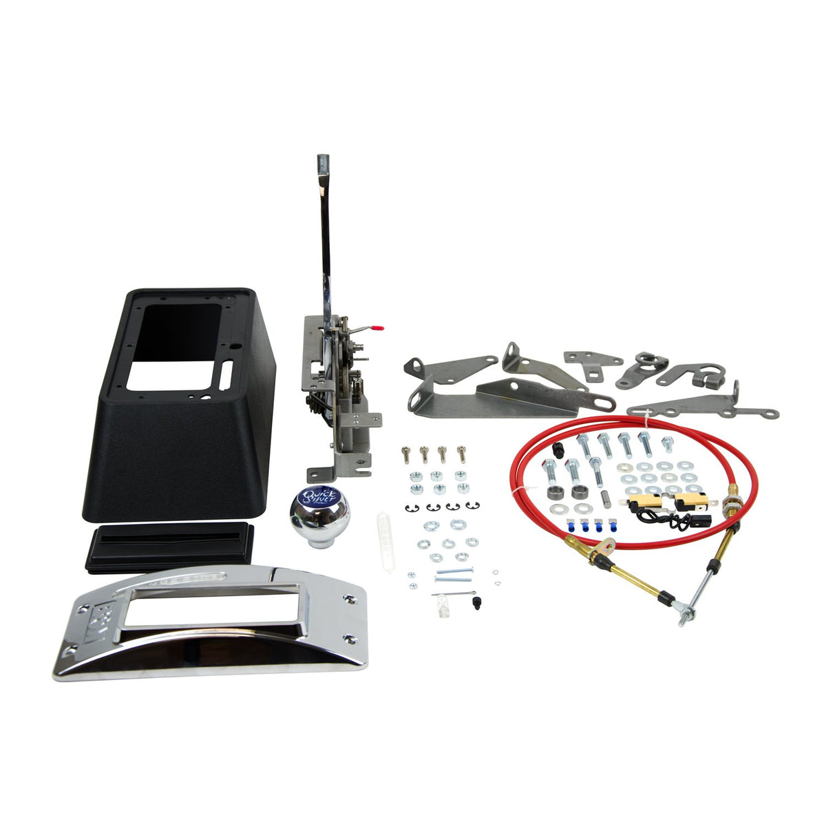 B&M 80683 QuickSilver Automatic Ratchet Shifter - Universal 3 and 4-speed Compatible
