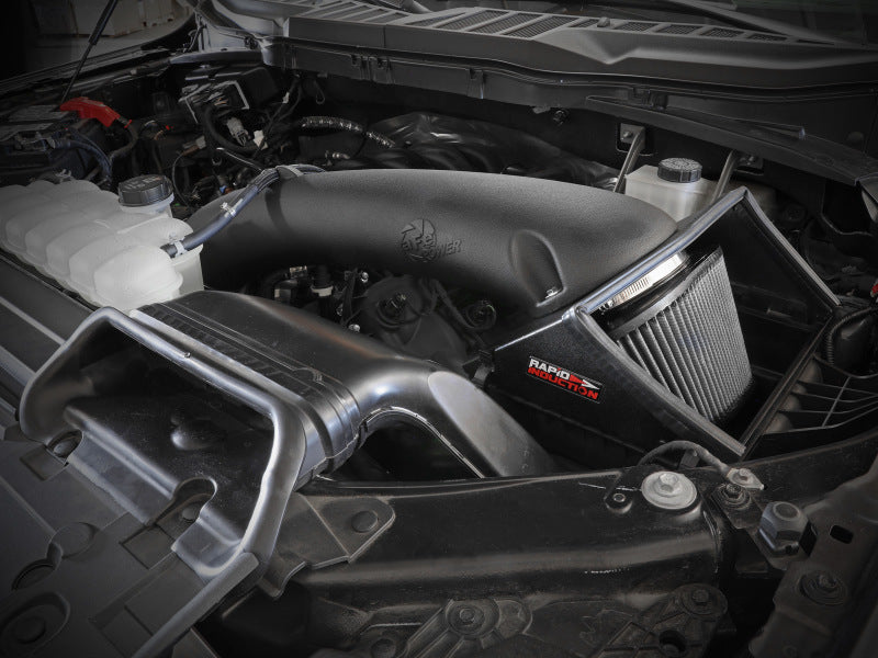 aFe 52-10012D Rapid Induction Cold Air Intake System w/Pro DRY S Filter for 2021+ Ford F-150 V8-5.0L