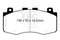EBC 2018+ Jeep Grand Cherokee Trackhawk Yellowstuff Front Brake Pads