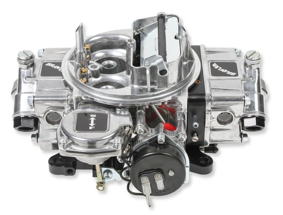 Brawler BR-67207 4160 650 CFM Street Carburetor - Vacuum Secondaries - Shiny - Gasoline - Electric Choke