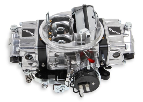 Brawler BR-67213 4150 750 CFM Street Carburetor - Mechanical Secondaries - Shiny - Gasoline - Electric Choke