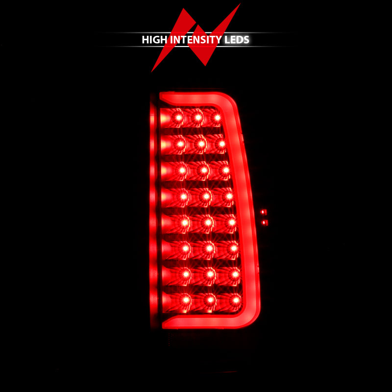 ANZO 311321 LED Taillight Plank Style Black w/Clear Lens for 2007-2014 Chevy Tahoe