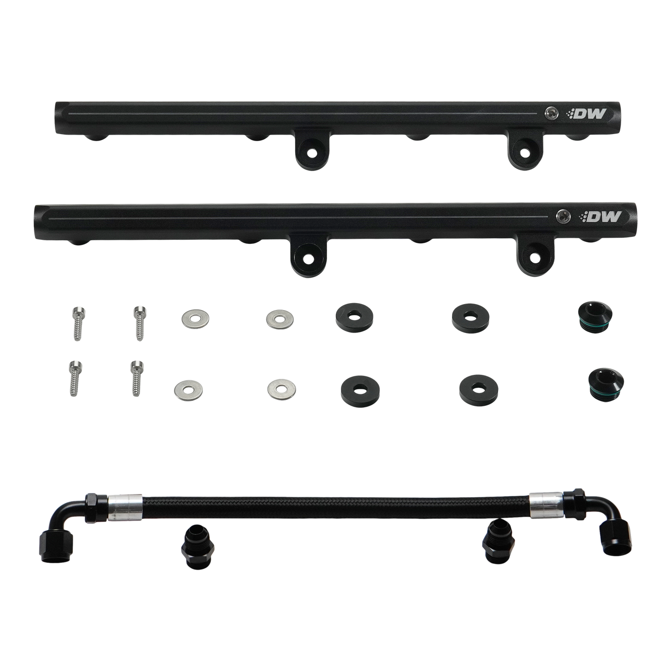 DeatschWerks 7-101 Fuel Rails with Crossover for 2005-2023 Dodge Chrysler Hemi