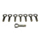 Lunati  70361251-8 Voodoo H-Beam Connecting Rods Set - GM Gen III IV LS 6.125" Length
