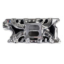 Edelbrock 7521-CP RPM Air-Gap Intake Manifold for Small-Block Ford, Chrome Plasma Finish