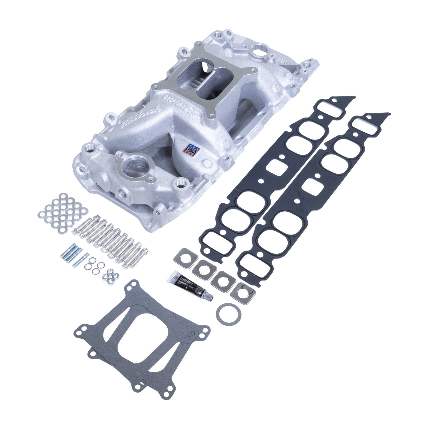 Edelbrock 7561-Kit RPM Air-Gap Manifold Installation Kit for Big-Block Chevy