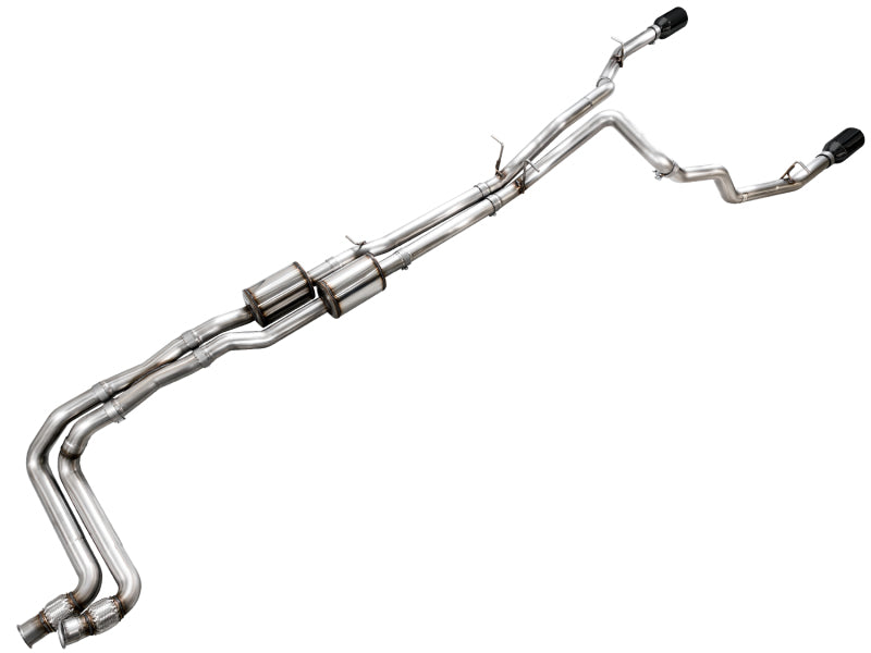 AWE Tuning 0FG Catback Touring Exhaust System for 2025+ RAM 1500 3.0TT with Diamond Black Tips