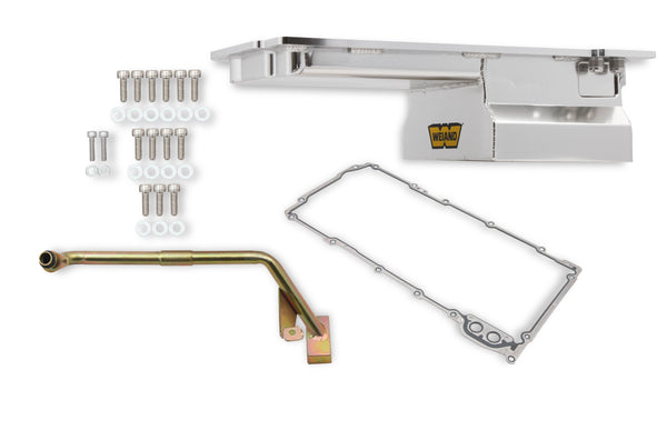 Weiand 5045WND Rear Sump Oil Pan Kit for GM LS1/2/6 & LQ9