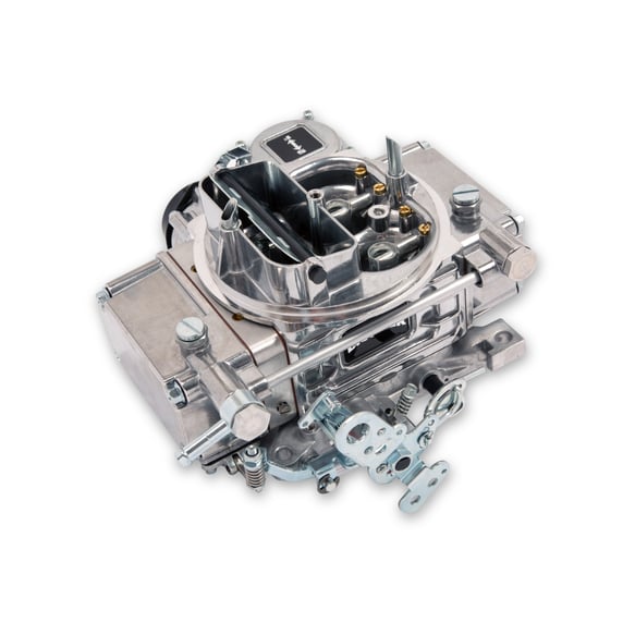 Brawler BR-67270 4160 600 CFM Diecast Carburetor - Vacuum Secondaries - Shiny - Gasoline - Electric Choke