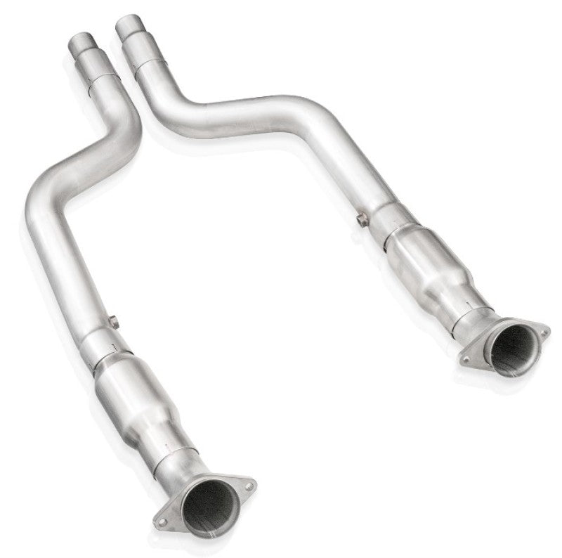 Stainless Works HM64CAT High-Flow Catted Midpipe Kit 3in for 2015-2021