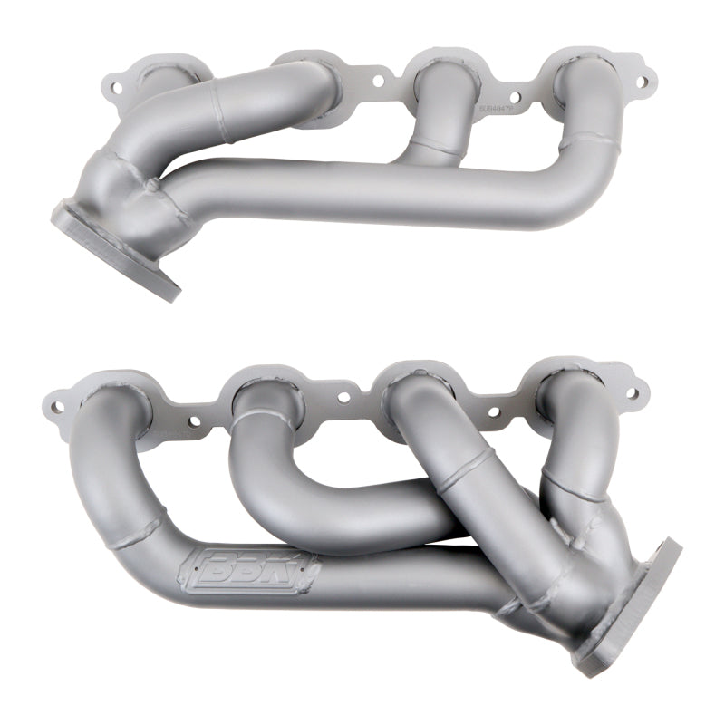 BBK Performance 14-18 GM Truck 5.3/6.2L Shorty Tuned Length Exhaust Headers with Titanium Ceramic Finish