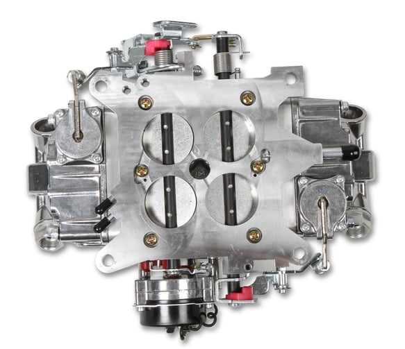 Brawler BR-67255 4150 650 CFM Diecast Carburetor - Mechanical Secondaries - Shiny - Gasoline - Electric Choke