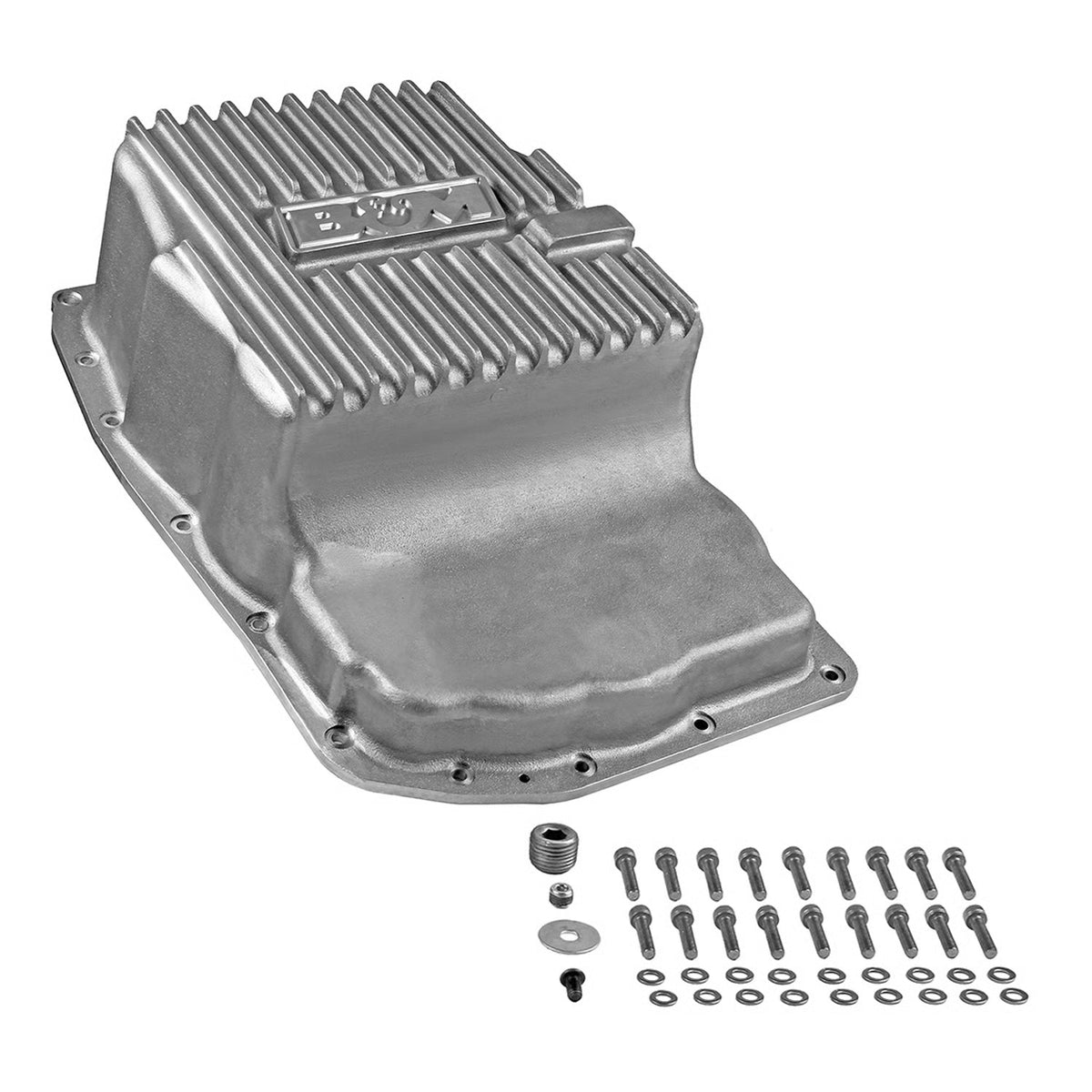 B&M 70392 Hi-Tek Deep Transmission Pan - Aluminum - 6L80E