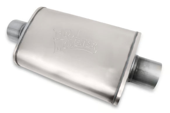 Flowmaster 11219-FM Flowmonster Oval Case Muffler - 3.00 Center In / 3.00 Center Out