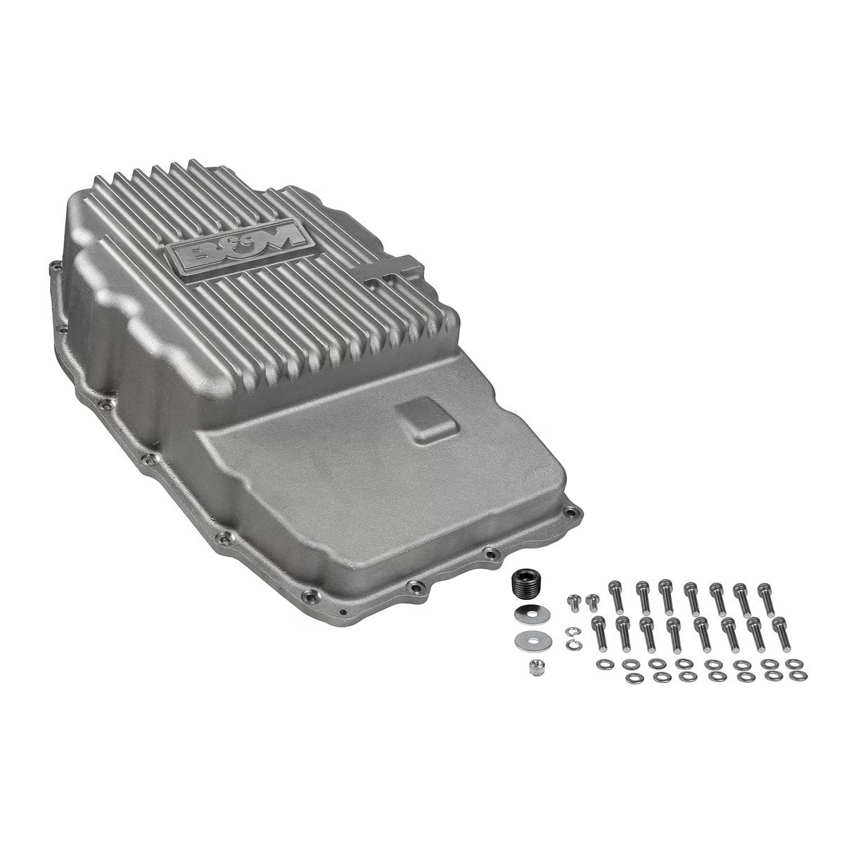B&M 70396 Hi-Tek Deep Transmission Pan - Aluminum