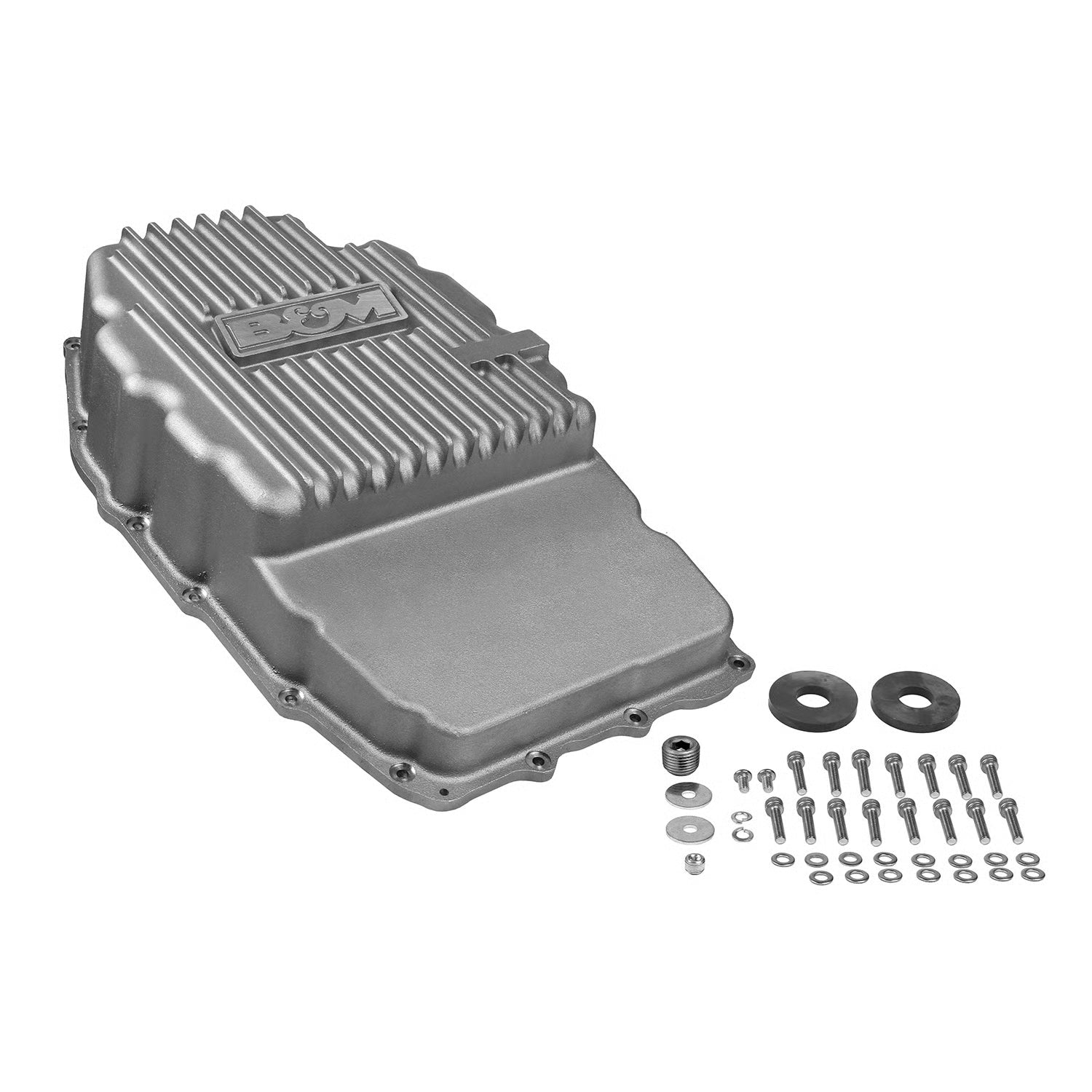 B&M 70399 Hi-Tek Deep Transmission Pan - 2019-2024 GM 1500 with 8L90E