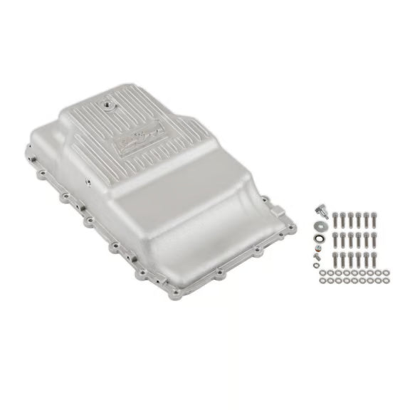 B&M 70400 Hi-Tek Heavy-Duty Deep Transmission Pan - Ford 10R80