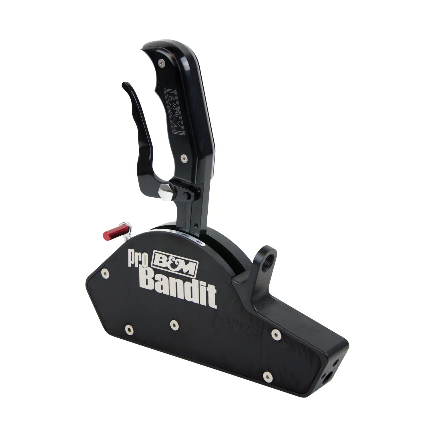 B&M 81113 Automatic Gated Shifter - Magnum Grip Stealth Pro Bandit - Universal 2, 3, & 4-Speed Compatible Shifter