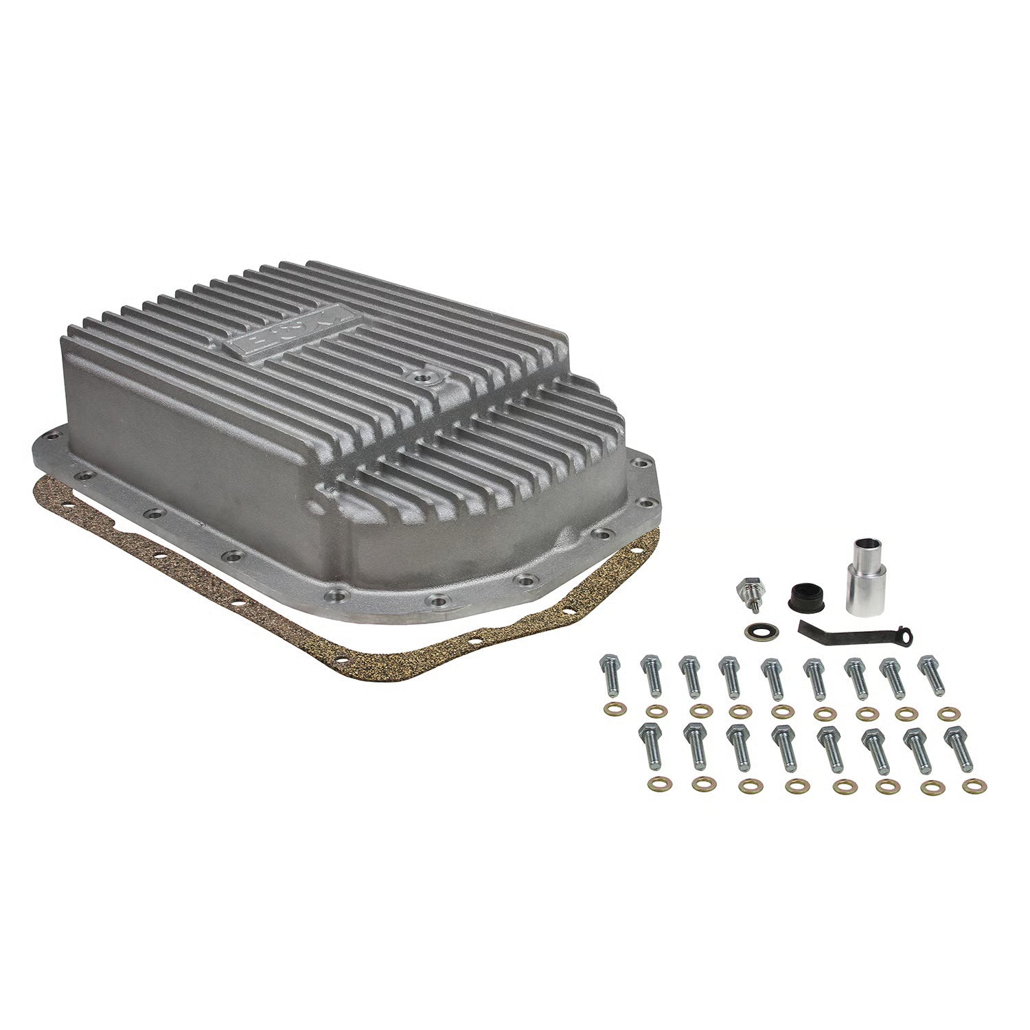 B&M 70295 Hi-Tek Deep Transmission Pan - Aluminum - 4L80E