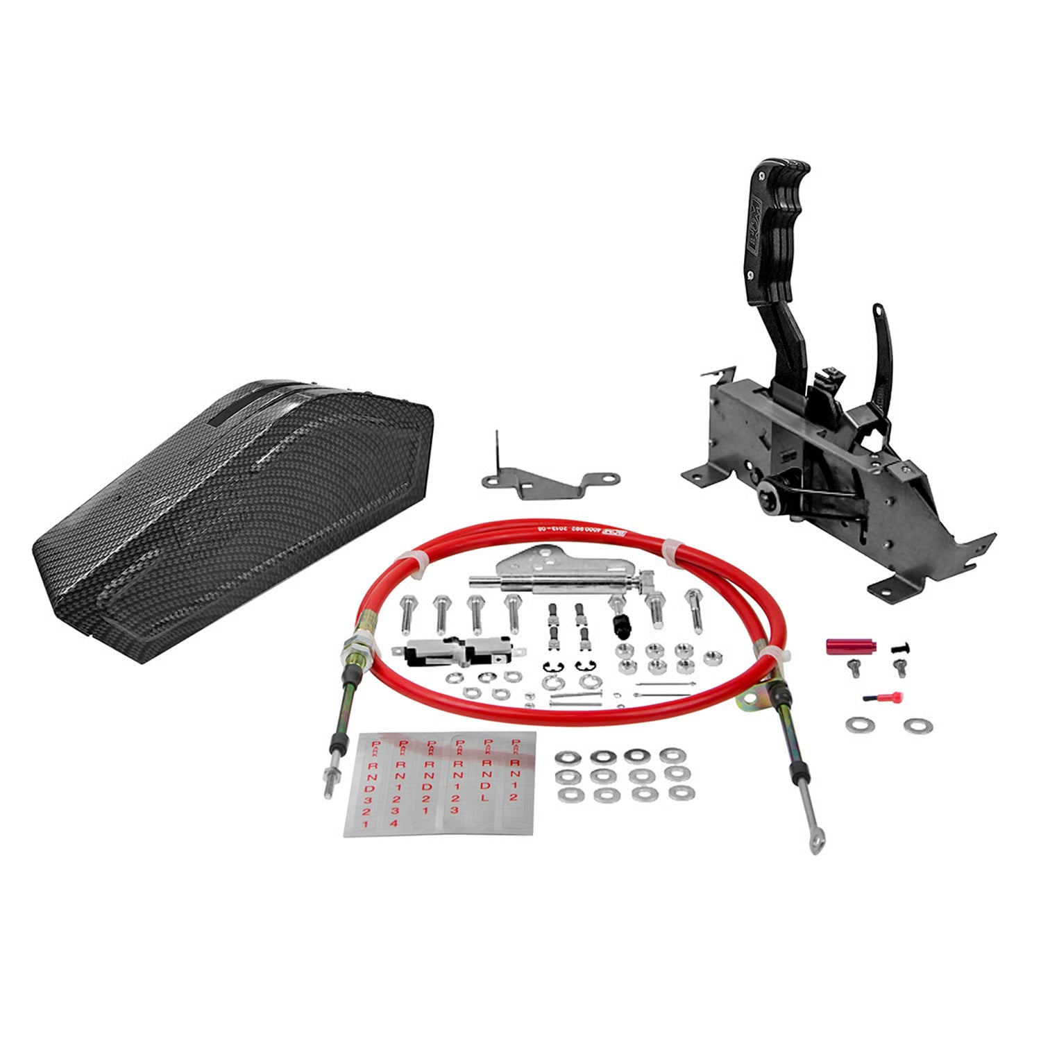 B&M 81119 Automatic Ratchet Shifter - Magnum Grip Stealth Pro Ratchet - Universal 2, 3 & 4-speed Compatible Shifter