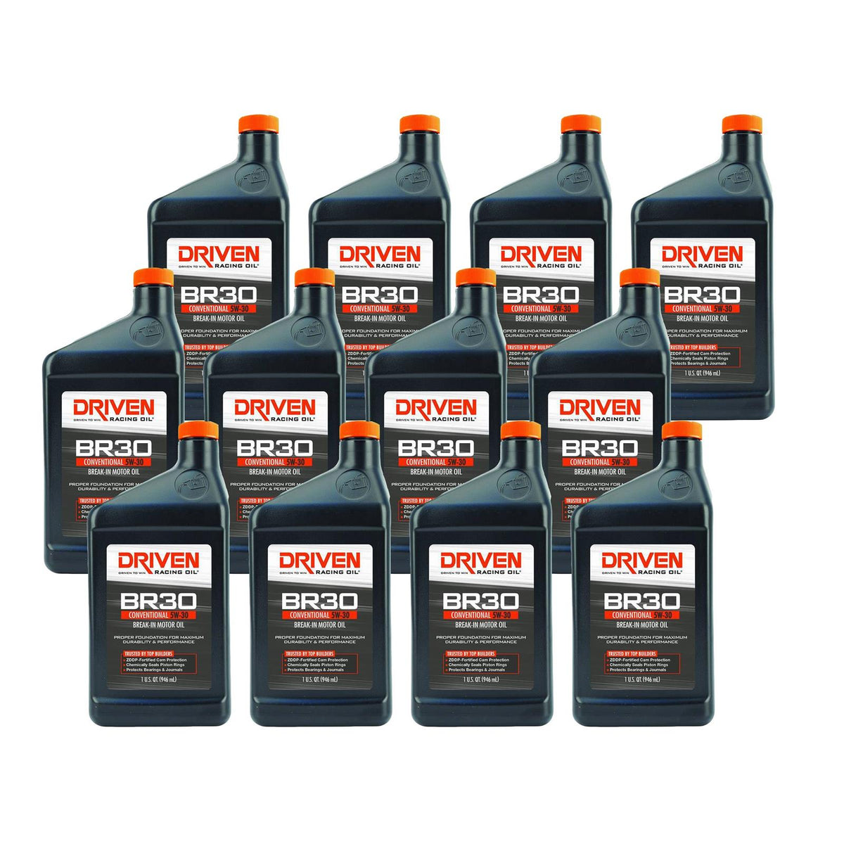 Driven Racing Oil 01806 BR30 SAE 5W-30 Conventional Break-In Motor Oil