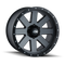 ION Type 134 17x8.5 / 5x127 BP / 6mm Offset / 83.82mm Hub Matte Gunmetal/Black Beadlock Wheel