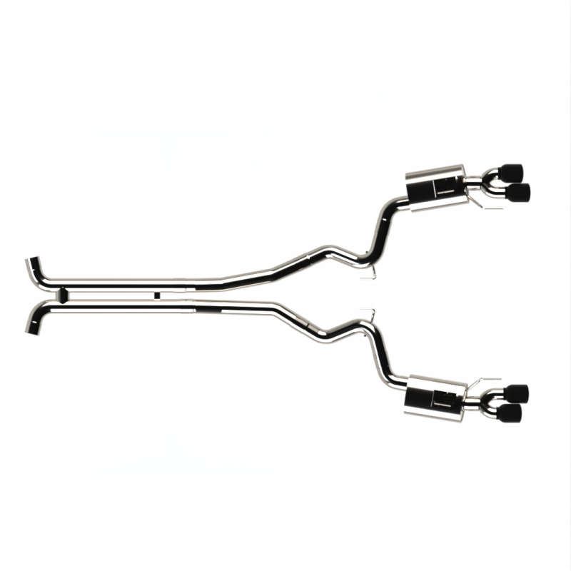 Kooks Headers 11514460 2018+ Mustang 5.0L 4V Cat-Back Exhaust with H-Pipe and Quad Tips