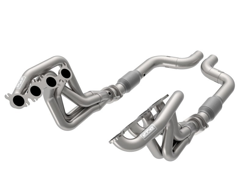 Kooks Headers 1156H630 Stainless Steel Headers for 2020 Mustang GT500 5.2L with Green Catted Connection Pipe