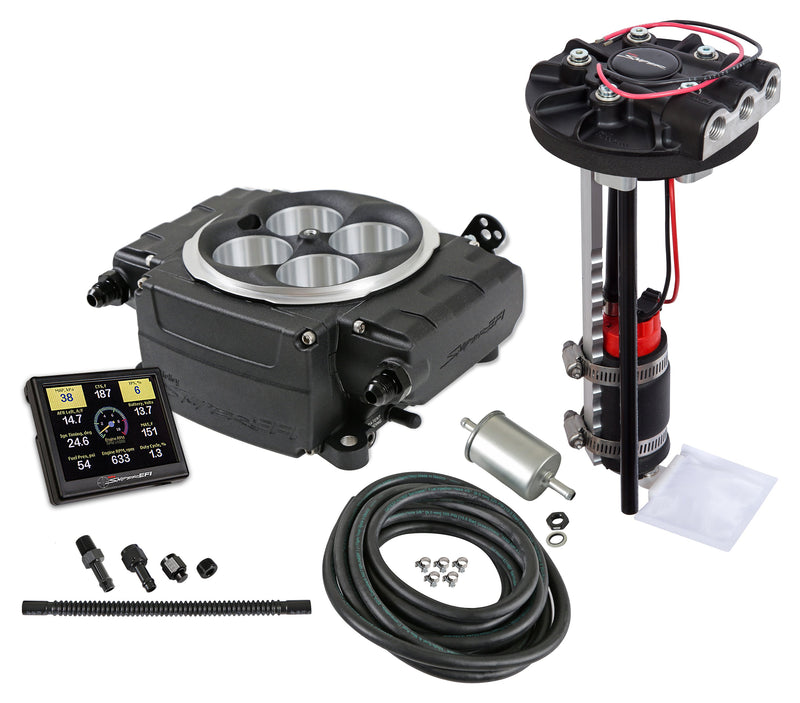 Holley 550-511-3XD Sniper 2 EFI Returnless Style Drop-In Module - Without PDM - 3.5 in. Handheld - BLACK