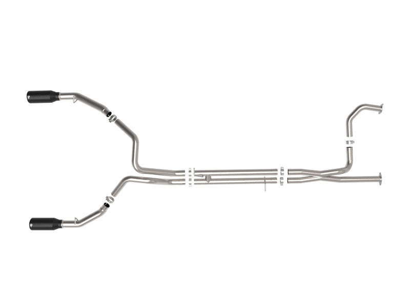 aFe Vulcan Series 3-Inch 304 Stainless Steel Cat-Back Exhaust System with Black Tips for Ram 1500 TRX (2021-2024) V8-6.2L