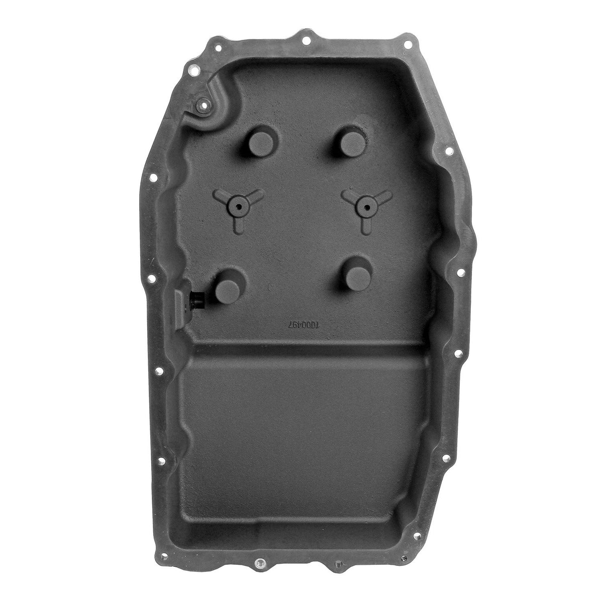 B&M 71399 HI-TEK Deep GM 8L90E Transmission Pan - Black
