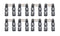 SBC Solid Roller Lifter Set .842 .180 Offset Int