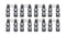 SBC Solid Roller Lifter Set .904 .210 Offset Int