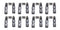 BBC Solid Roller Lifter Set .842  On-Center