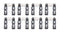 SBF Solid Roller Lifter Set .874  On-Center